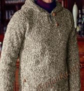 Пуловер с капюшоном (м) 14*177 Bergere de France №4764