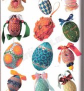 Вязаные украшения для пасхальных яиц №1633