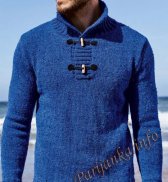 Пуловер (м) 07*183 Bergere de France №4697