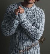 Пуловер (м) 08*600 Phildar №4930