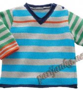 Пуловер (д) 10*67 Phildar №2503
