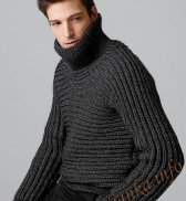 Пуловер и снуд (м) 110 и 111  Creations 15/16 Bergere de France №4801
