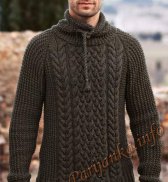Пуловер (м) 162 Creations 2015/2016 Bergere de France №4728