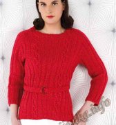 Пуловер (ж) 16 Vintage Marie Clair Phildar №3936