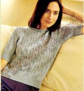 Пуловер с короткими рукавами (ж) 171 Creations 2001/2002 Bergere de France  №3798