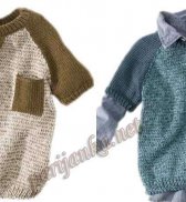 Пуловеры (д) 18 и 39*68 Phildar №2568