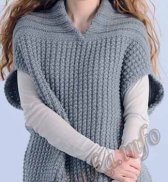 Пуловер/накидка (ж) 24*75 Phildar №3115