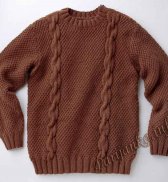Пуловер (м) 24*92 Phildar