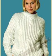 Пуловер (ж) 250 Creation 1997/1998 Bergere de France №3325