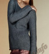 Пуловер (ж) 30*113 Phildar №4437