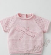 Пуловер с короткими рукавами (д) 30*167 Bergere de France №3709
