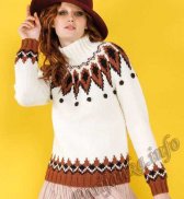 Пуловер (ж) 30 Vintage Marie Claire Phildar №3962