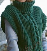 Пуловер без рукавов (ж) 570 Creations 12/13 Bergere de France № 3025