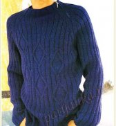 Пуловер-реглан на молнии (м) 618 BDF