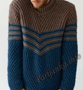 Пуловер (м) 735 Creations 2013/2014 Bergere de France  №3781