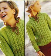 Пуловер (д) 845 Creations 2000/2001 Bergere de France №4199